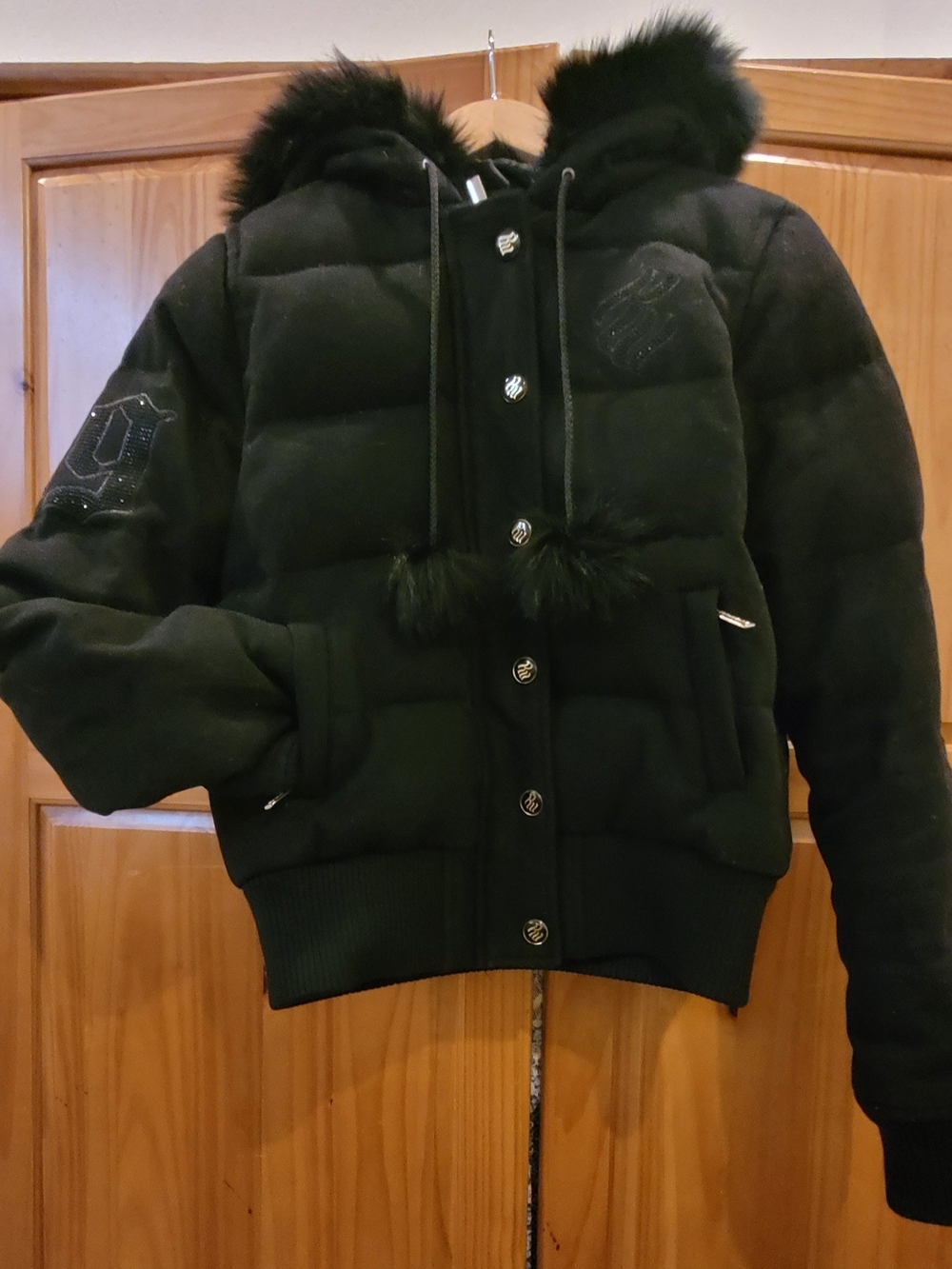 Rocawear Faux Fur Hood Puffer Jacket